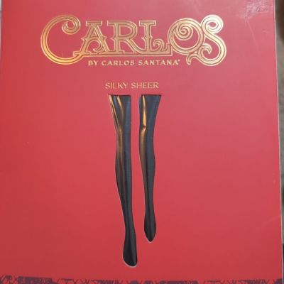 SILKY SHEER Carlos (by Carlos Santana) BLACK Pantyhose